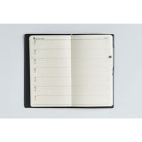 高橋書店 【2026年4月版】ニューダイアリーミニ1 手帳判 片側1週間+ノート 月曜始 黒 833 1冊（直送品）