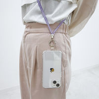 サンクレスト ラインストーンinショルダーストラップ パープル iSB-RS04 1個（直送品）