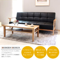 タマリビング シンパ ソファベッド 幅1960mm ブラック 1台（直送品）