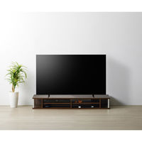 【軒先渡し】ちょい足しラック 幅1250×奥行360×高さ180mm ダークブラウン 1台（直送品）