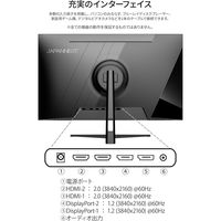 JAPANNEXT 31.5インチ ワイド 4K液晶ディスプレイ JN-IPS315U 1台（直送品）