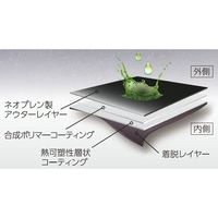 重松製作所 化学防護手袋 JIS T 8116:2005適合品(ネオプレン、ラミネートフィルム)53ー002(S) 17020 1双（直送品）