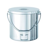 MONOVATE 吊り下げ式下部折りたたみ取っ手付汎用容器 投入ブラケット付 4L STBDF-SB-18 1個 67-9272-34（直送品）