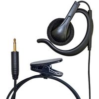 エフ・アール・シー F.R.C. スポンジ付き耳掛けスピーカーイヤホン FEP-206 1本 650-3585（直送品）