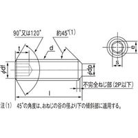 SUNCO ユニクロ HS(アンスコ(平先 12×25 (200本入) A0-00-501A-0120-0250-01 1箱(200本)（直送品）