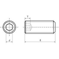 SUNCO ステンレス HS(UNC(平先 #6ー32X1/8 (100本入) A0-02-5131-7060-8010-00（直送品）