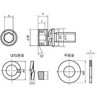 SUNCO GB ステンCAP P=3 6×20 (300本入) A0-02-9030-0060-0200-07 1箱(300本)（直送品）