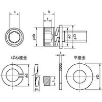 SUNCO ステンWAーSP(I=3 アンスコ 2.6×5 (1000本入) A0-02-913A-0026-0050-00（直送品）