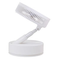 (株)エンプレイス USB充電式折畳扇風機 NY-F300(LW) 1個（直送品）