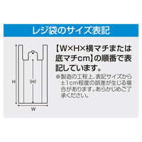 【100枚】特大 手提げレジ袋 70号 幅48×高さ80[61]×横マチ22cm 36047-101 1セット(100枚)（直送品）
