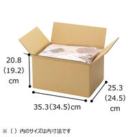 ストア・エキスプレス 【10枚】ダンボール 35.3×25.3×20.8cm 36156-130 1セット(10枚) 61-318-3-3（直送品）