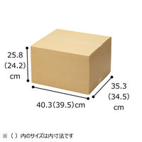 ストア・エキスプレス 【10枚】ダンボール 40.3×35.3×25.8cm 36156-140 1セット(10枚) 61-318-3-5（直送品）
