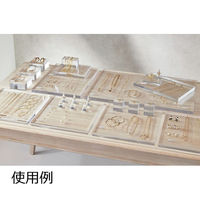 ストア・エキスプレス アクリル厚板ステージ 長方形 幅30×奥行20cm 5731-1034 1枚 61-798-59-2（直送品）