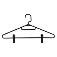 サワフジ スマートハンガークリップ付3PBK SMC-03(BK) 1個（直送品）