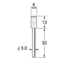 日本精密機械工作 軸付弾性砥石(PVA砥石) 10本 R7311 1箱（直送品）