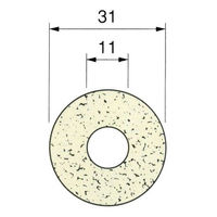 日本精密機械工作 フェルトディスク 20枚 A4031 1箱（直送品）