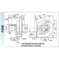 SDG(株) 電動送風機(標準) EP-H04-L313 1個（直送品）