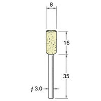 日本精密機械工作 軸付フェルトバフ ソフト 5本 F3108 1箱（直送品）