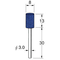 日本精密機械工作 軸付砥石 5本 G3245 1箱（直送品）