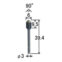 日本精密機械工作 面取カッター K3916 1本（直送品）