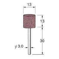 日本精密機械工作 軸付砥石 5本 G3311 1箱（直送品）