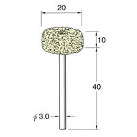 日本精密機械工作 特殊バフ コットンモップバフ 5本 F8221 1箱（直送品）