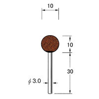 日本精密機械工作 軸付砥石 5本 G3416 1箱（直送品）