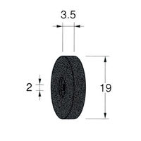 日本精密機械工作 カーボランダムホイール 10枚 G7221 1箱（直送品）