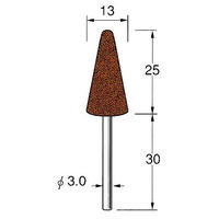 日本精密機械工作 軸付砥石 5本 G3413 1箱（直送品）