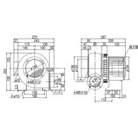 SDG(株) 電動送風機(耐熱形) SB-75HT-R313 1個（直送品）