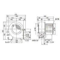 SDG(株) 電動送風機 SF-75-R3A3 1個（直送品）