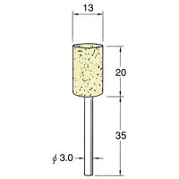 日本精密機械工作 軸付フェルトバフ ソフト 5本 F3113 1箱（直送品）