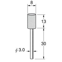 日本精密機械工作 軸付砥石 5本 G3215 1箱（直送品）