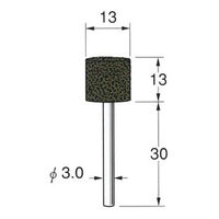 日本精密機械工作 軸付弾性砥石(UB砥石) 10本 R8344 1箱（直送品）