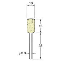 日本精密機械工作 軸付フェルトバフ ハード 5本 F3210 1箱（直送品）