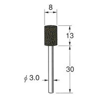日本精密機械工作 軸付弾性砥石(UB砥石) 10本 R8321 1箱（直送品）