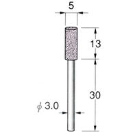 日本精密機械工作 軸付砥石 5本 G3233 1箱（直送品）