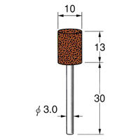日本精密機械工作 軸付砥石 5本 G3226 1箱（直送品）