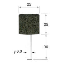 日本精密機械工作 軸付弾性砥石(UB砥石) 5本 R8633 1箱（直送品）