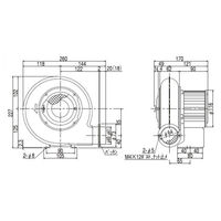 SDG(株) 電動送風機 SB-151-R3A3 1個（直送品）