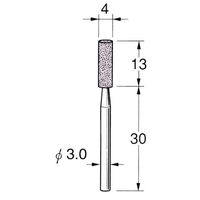 日本精密機械工作 軸付砥石 5本 G3232 1箱（直送品）