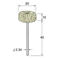日本精密機械工作 特殊バフ コットンモップバフ 5本 F8211 1箱（直送品）