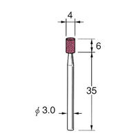 日本精密機械工作 軸付砥石 5本 G3105 1箱（直送品）