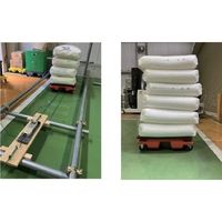 マルイチエクソム エクソム スタッキング式平台車 カサネル 4560F(ブルー) 600×450 4560F-BL 1台 674-7174（直送品）