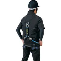 原田産業 ハラダ 半袖ブルゾン空調ウェア EX.WORKERS シルバーグレー L 33700534 1着 682-8388（直送品）