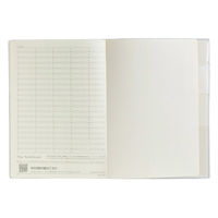 高橋書店 ノートブック A5 5mm 方眼罫 クリアカバー付き ホワイト NA522 1冊（直送品）