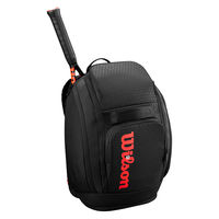 Wilson(ウイルソン) テニス バックパック CLASH V3 BACKPACK BLACK/Infrared WR80379010（直送品）