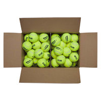 Wilson(ウイルソン) テニス 競技ボール 硬式 TRINITI CLUB TBALL Yellow WR82015010 1箱（直送品）