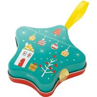 ヘッズ ピローキャンディ／クリスマス星型缶-3 30個(6個×5) 540-XS3（直送品）