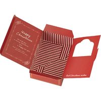 ヘッズ クリスマスベアラーウィンドウギフトボックス-S 100枚(20枚×5) XBR-GBS 1セット(100枚入)（直送品）